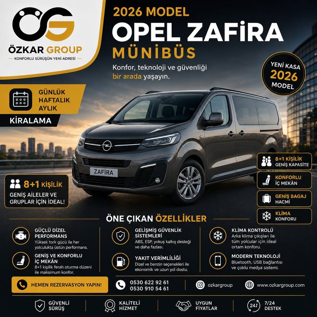 Opel Zafira Münibüs
